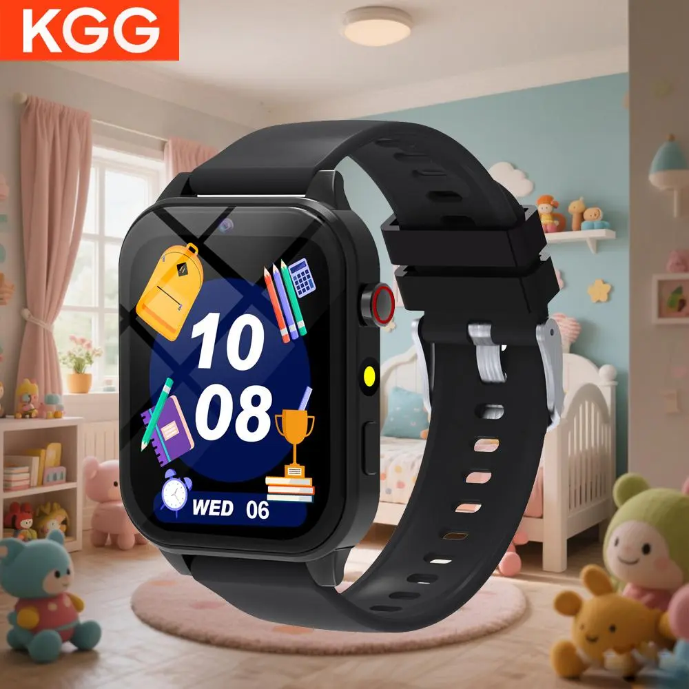 KGG Kids Game Smart Watch , Plastic 1.83 Inch HD Touch Screen 18 Games Sleep Monitoring Camera Alarm Clock Children Boys Girls Gifts Multifunctional Watch Smartwatch Waterproof Smart Watch Touchscreen Watch