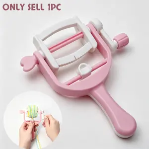 1pc Manual Yarn Winder with Handle | Yarn Ball Winder Heavy-Duty Craft Machine for Yarn, Rope, Twine, Ribbon, Tube Cleaning - Includes Clamping Mechanism, Speed Control, and Stable Base - Perfect for Crafts, Easy to Use