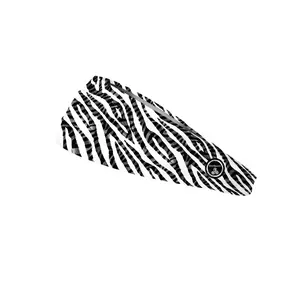 RAVEbandz The Pro - Wide Stretch Headband (Zebra)