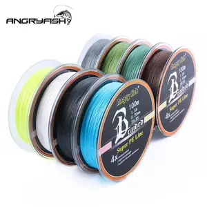 100m 4x Force Pe Braided Fishing Line, Fishline for Saltwater, Kite String, Fishing Main Line, 10lb-80lb Pull Strength