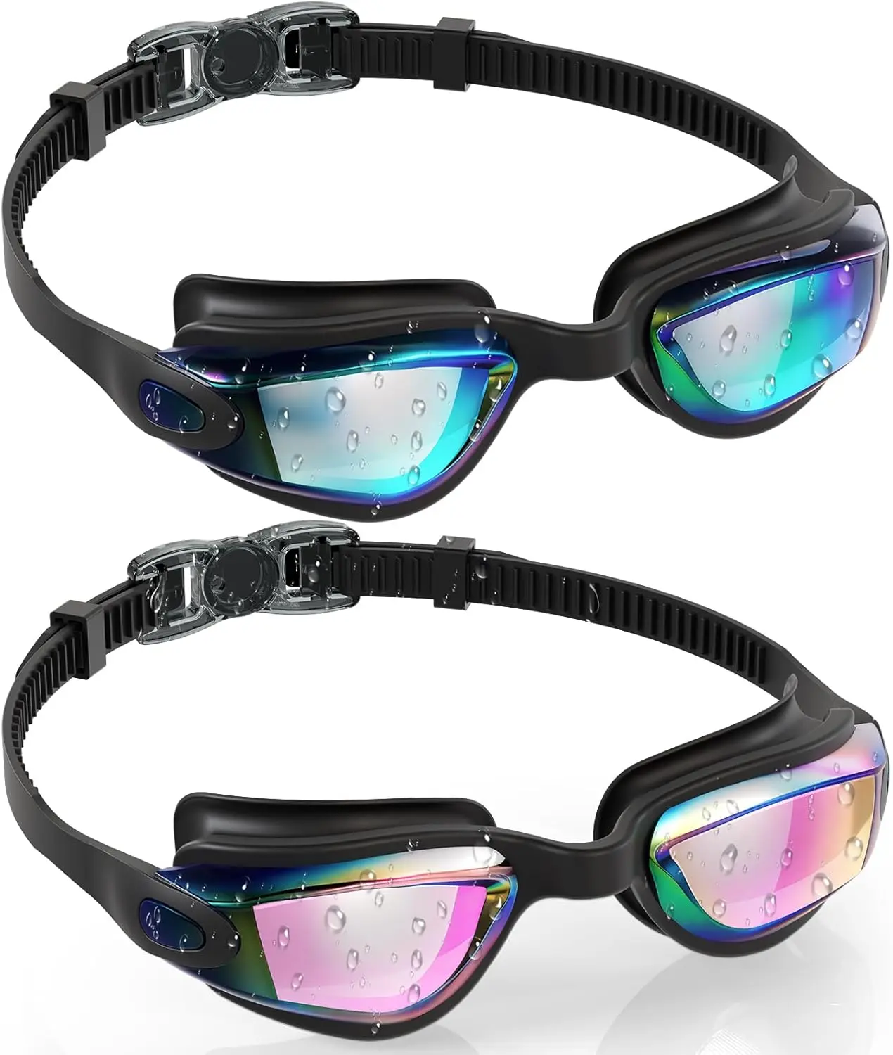 Premium Kids Swim Goggles with Anti-Fog & UV Protection