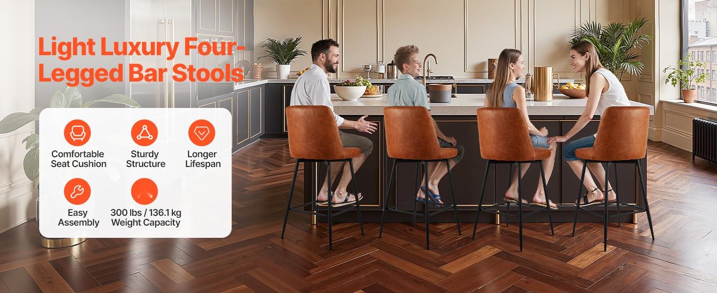 27 Inch Bar Stool Set Of 3, Modern Counter Height Swivel Kitchen Chairs, 360-Degree Rotation, Ergonomic Seat, Heavy Duty Steel Frame, Foam Padded Seat, Easy Assembly, Ideal For Home Bar, Kitchen Island, Breakfast Bar 27 Inch Bar Stool Set Of 3, Modern Counter Height Swivel Kitchen Chairs, 360-Degree Rotation, Ergonomic Seat, Heavy Duty Steel Frame, Foam Padded Seat, Easy Assembly, Ideal For Home Bar, Kitchen Island, Breakfast Bar