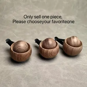 Handmade Car Diffuser Wooden Aromatherapy Natural Walnut Color Real Wood Air Vent Clip, Car Freshener Decorative Accessory, Car Fragrance