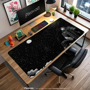 Guts Starry Sky Mouse Pad - Berserk Anime Night Scene Desk Mat, Guts Artwork Gaming Pad, Dark Fantasy Gift