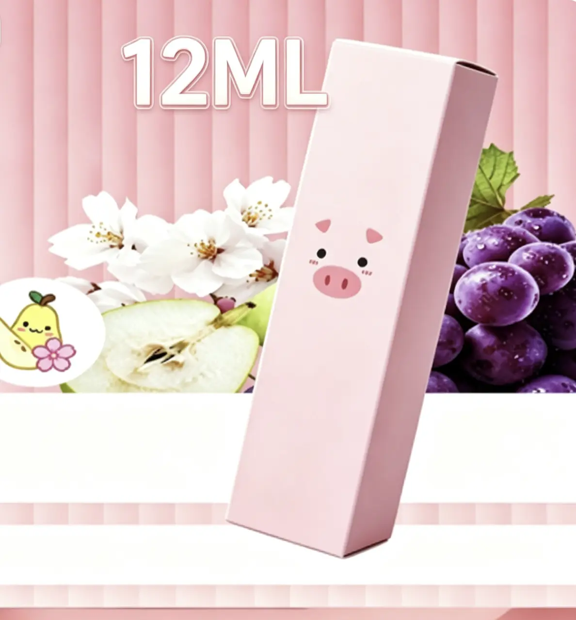 Cute Dual‑Cover Fruit‑Flavor Oral Spray, Reusable Portable Pocket Spray, Long‑Lasting Fresh Breath for Daily Study Work Travel