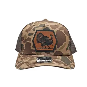 Wild Turkey, Richardson Duck Camo Snapback Adjustable Trucker Hat