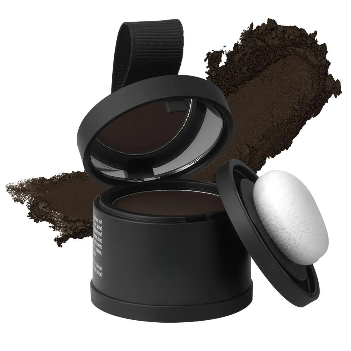 BOLDIFY Hairline Powder - Root Touch Up Hair Color for Gray Coverage - Bald Spot Concealing Hair Powder for Women & Men - 24-Hour Stain-Proof - Dark Brown