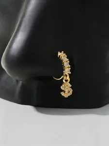 1 Piece Dollar Pendant C-Type Nose Ring, Unisex Piercing Jewelry, Ideal for Mother's Day and Valentine's Day Gifts