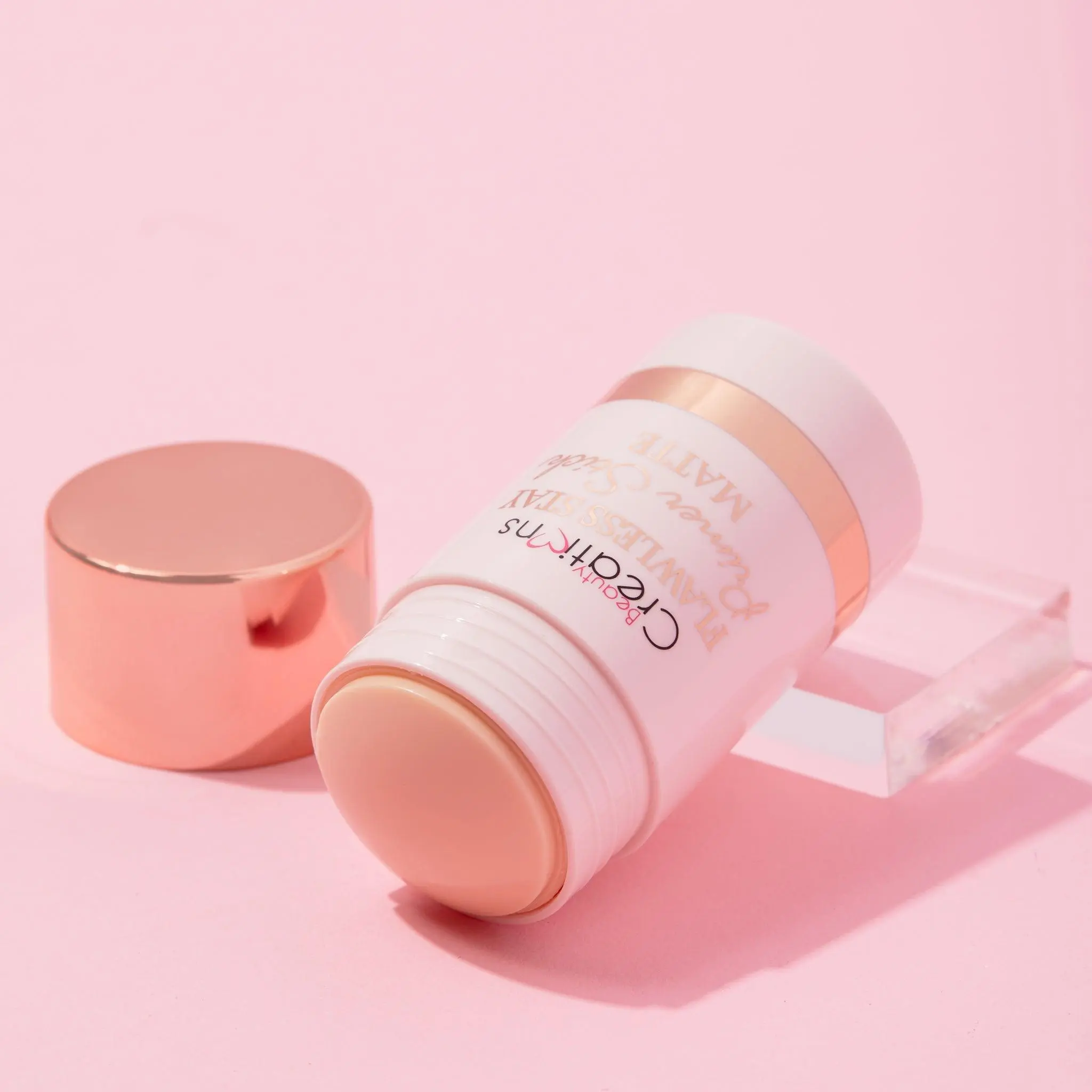 Beauty Creations Flawless Stay Matte Primer Stick, Cosmetic Makeup Base, Self Care Product for All Skin Types, Single Item, Flawless Makeup Cosmetic