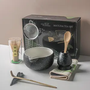 Matcha Stirring Set, Traditional Tea Ceremony Kit, Includes Matcha Bowl/stirrer and Stand, Perfect Gift for Friends and Family.A Gift for Matcha Lovers.