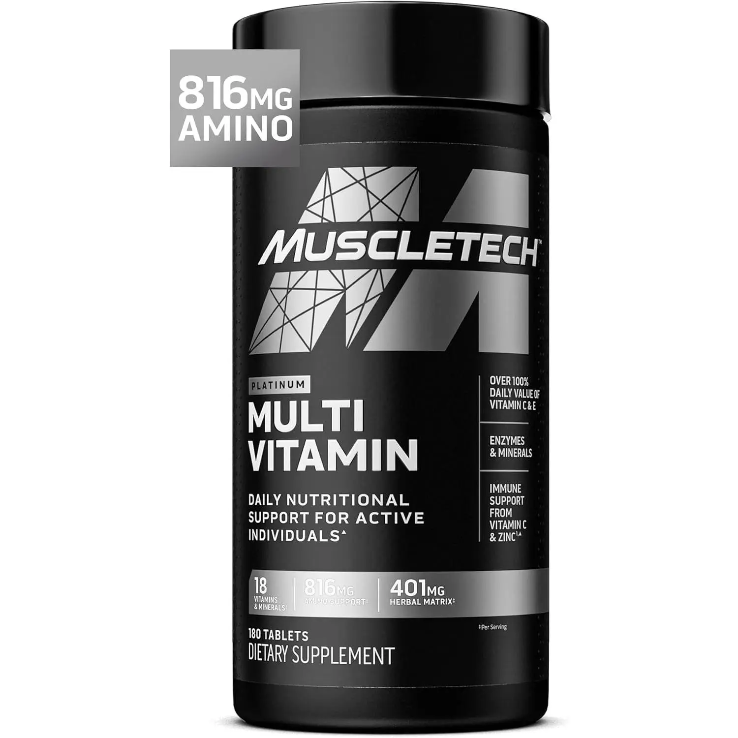 Multivitamin for Men & Women: Enhance Immune Function for Daily Wellness & Workouts