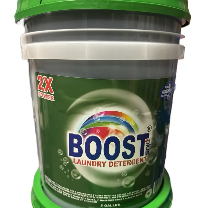 Boost Laundry Detergent 5 Gallon - 2X Power Formula for Effective Cleaning