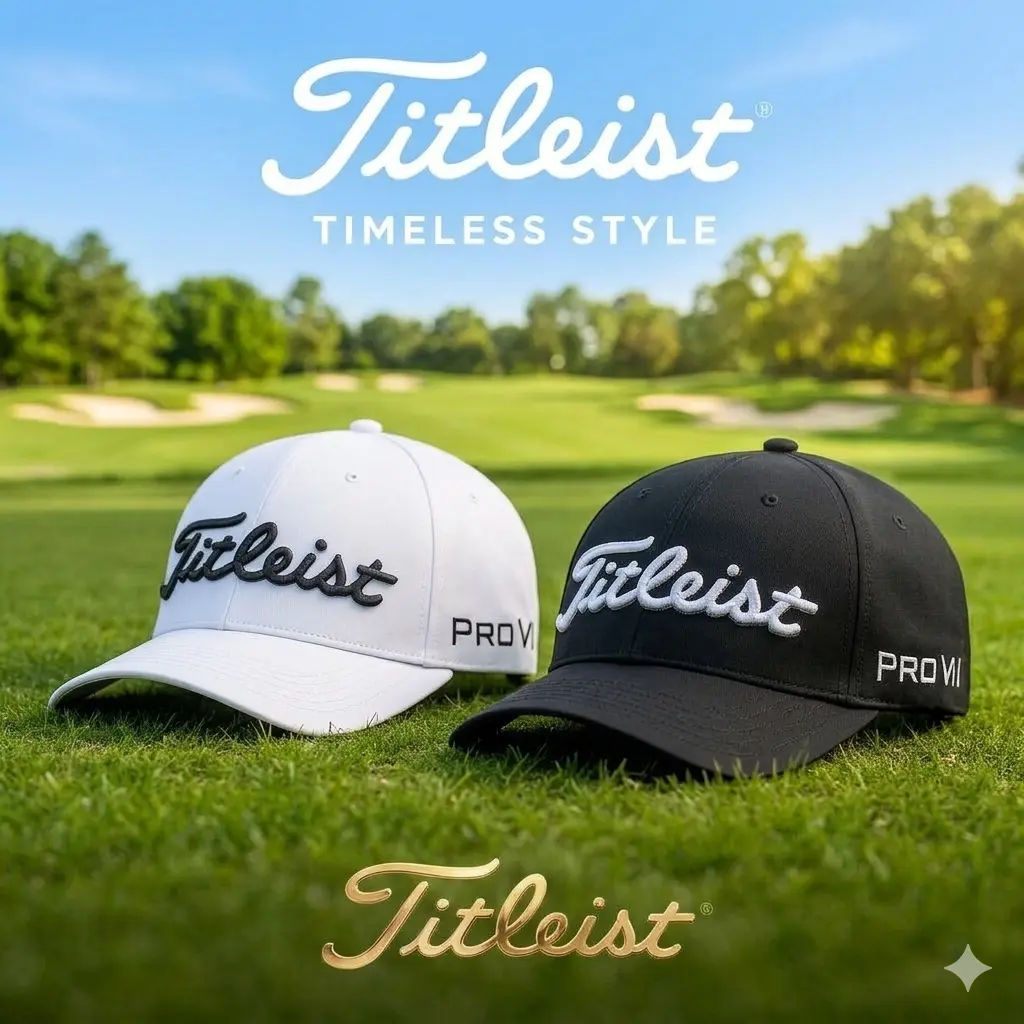 [Pack 2] Titleist Tour Performance Elite Pro Series Golf Cap - Ultimate Sun Protection, Moisture- Wicking Comfort, Breathable Design, And Adjustable Fit For Superior On-Course Performance And All-Day Comfort