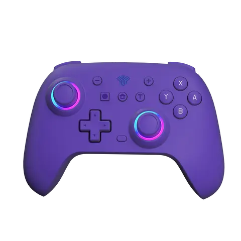 YUYIU Wireless Gaming Controller for PC, Switch, Android & TV, Hall Effect Anti-Drift Joysticks, Programmable Macros, Esports Triggers, 6-Axis Gyro, Dual Vibration, RGB Lighting, Plug & Play