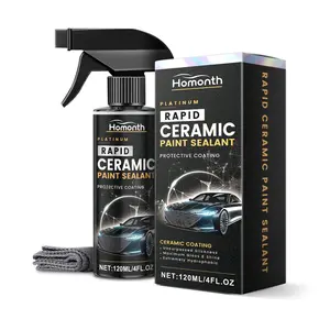 Rapid Ceramic Paint Sealant Spray 120ml Wash Rating - Maximum Gloss & Shine – Extremely Hydrophobic – Unmatched Slickness - Ceramic Spray Coating