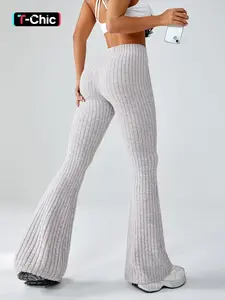 Women's Halloween High-Waisted Sporty Yoga Pants, Yoga Workout Pants, Tight-Fitting Knit Fabric, Fall & Winter Casual Wear, Fashionable Ladies Activewear, Solid Flare Leggings