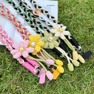 Crossbody lanyard strap for cell phones, cute floral universal hands-free phone accessory, popular teacher essentials anti-loss gear, versatile outdoor strap for travel, running, shopping, daily classroom errands