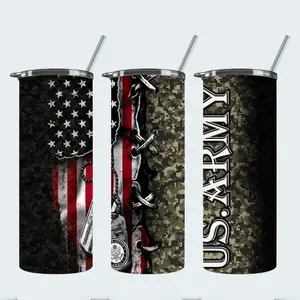 U.S Army 20 oz Tumbler - Perfect for your Drink - Bottle, Drinkware Mug Cup