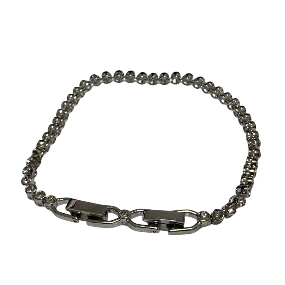 Pre-owned Swarovski Other Small Leather Goods Crystal Tennis Bracelet