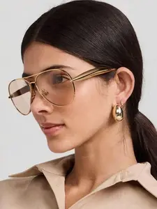 Retro Frog Shape Glasses, Trendy Street Style Glasses for Outdoor Sports, UV Protection Glasses for Beach Parties, Modern Trendy Sunglasses