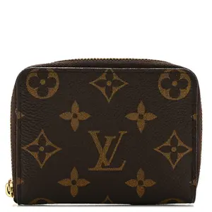 Pre-owned Louis Vuitton Coated Canvas Small Leather Goods Monogram Zippy Coin Purse