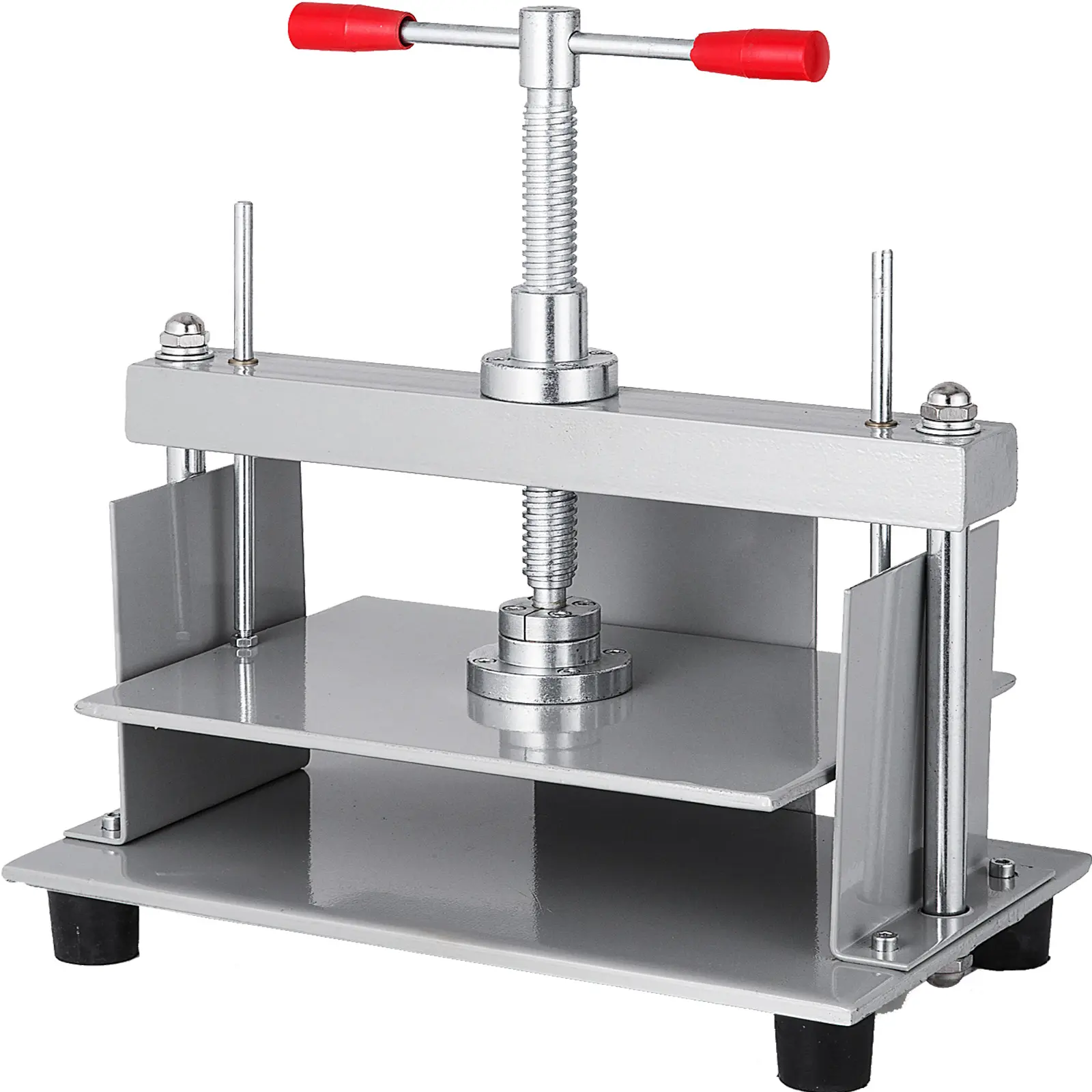 VEVOR Manual Press Machine, toolupgrade, 12x8.6 in Effective Working Area A4 Paper Flattener, 10cm Thick Steel Frame, 1500 kg Pressure (3306 Lbs /1500 Kg), Essential Office Tool, Office Gadgets for Papermaking & Book Press