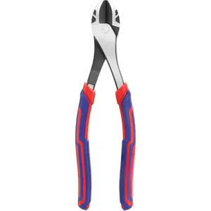 8 Inch High Leverage Diagonal Pliers, Wire Cutters Heavy Duty in CRV Steel, Diagonal Cutters for  Wires