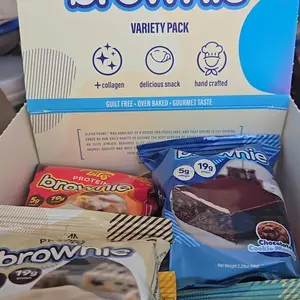 Product Review of Prime Bites Protein Brownie Variety Pack - 19g Protein and 5g Collagen Chocolate Dessert from ♡**♡