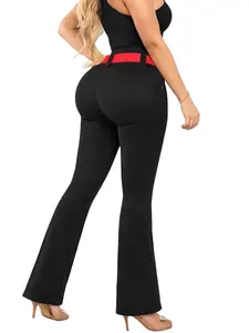 JEANS Colombiano REF AMALIA DIANA MARIA SARA  with 360 BOTA CAMPANA  Durazno Belt Push Up Effect in Dark and Gray Tones