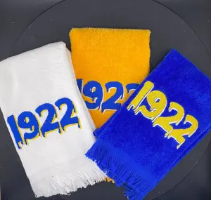 1922 Divine 9 Drip Towel | Greek Life Hand Towel | Probate Season Gift | HBCU Event Towel