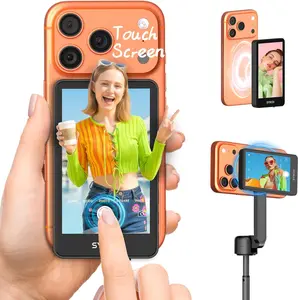 SYNCO XView M4 Touch Screen Selfie Monitor 4K/1080p Magnetic Back Camera Vlog Monitor for iPhone 7-17 Series