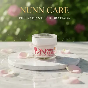 Nunn Care Radiant & Hydrated Skin Facial Cream - Gentle Daily Moisturizing Blend with Beeswax, Vitamin E, Collagen, Glycerin - Hydrating & Revitalizing for Dry Skin, Firming Rejuvenating, Locking Moisture
