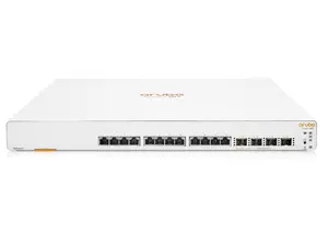 HPE Instant On 1960 12XGT 4SFP+ Switch - 12 Ports - Manageable - 10 Gigabit Ethernet - 10GBase-T, 10GBase-X - 2 Layer Supported - Modular - Power Supply - 80 W Power Consumption - Optical Fiber, Twist