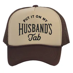 Women's Put It On My Husbands Tab Trucker Hat
