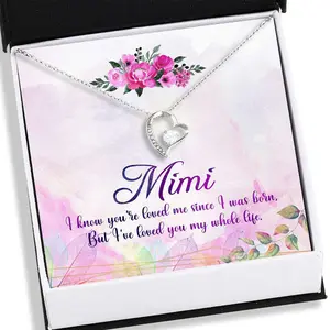 Grandmother Necklace, Grandma Gifts, Mimi Necklace, Jewelry For Grandma Mothers Day