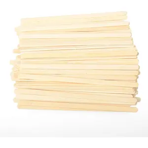 150 Count Bamboo Coffee Stirrer - Disposable 7 inches Long Wooden Stir Sticks for Coffee and Cocktails - Smooth, Splinter-Free Beverage Mixers - Ideal for Cafe, Bars and Drink Stations