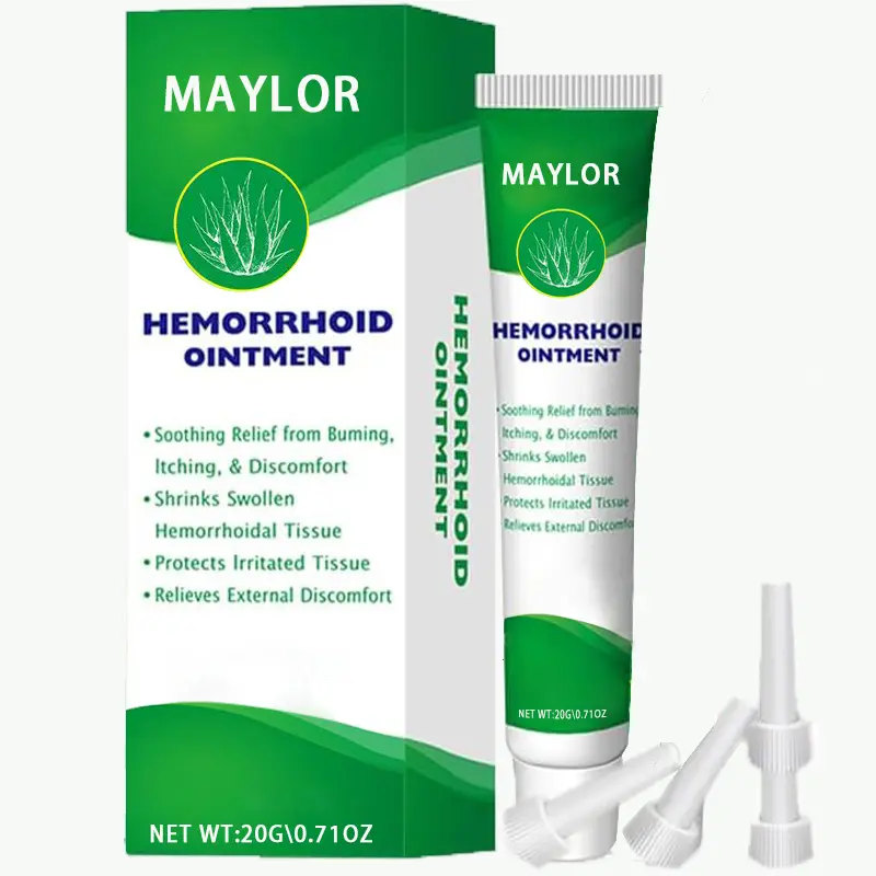 Organic Aloe Soothe Hemorrhoid Cream-Gel (1.4oz) - Lidocaine & Phenylephrine, Sensitive Skin Treatment for Pain, Swelling, Itching Relief, Therapeutic Moisturizer