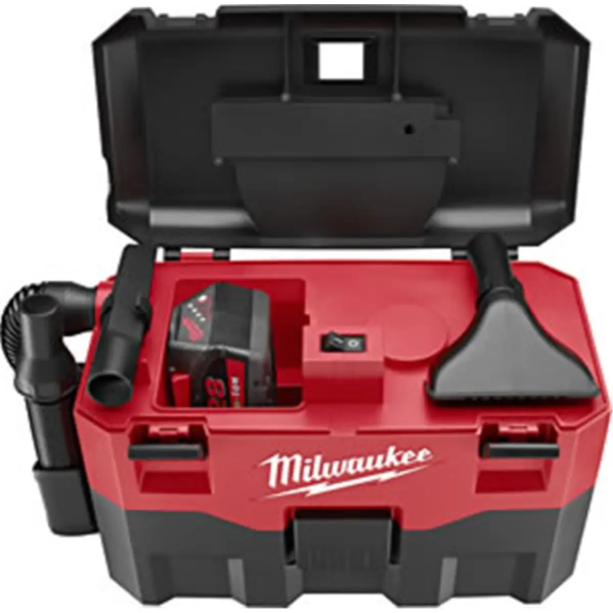 212 MAIN 18V Cordless Wet-Dry Vacuum with HEPA Filter, Powerful Motor, Blower Port, Toolbox Style, Cordless Convenience, Compatible with Any MLW 18V Slide-On Battery for Automotive Interior Care