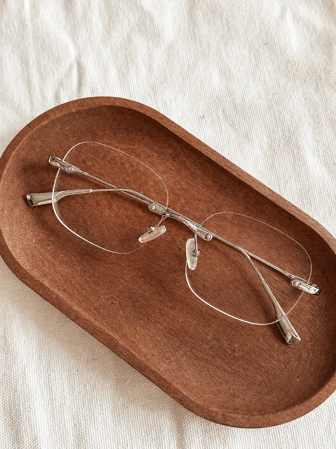 Metal Frame Blue Light Filter Glasses - High Quality Rimless Transparent Fashion Eyewear, Lightweight Durable for Work, Reading, Back to School, Unisex Fashion Accessories