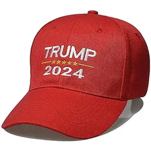 Trump 2024 Hat Donald Trump Hat 2024 Keep America Great Hat MAGA Embroidered Adjustable Baseball Cap + Trump 2024 keychain
