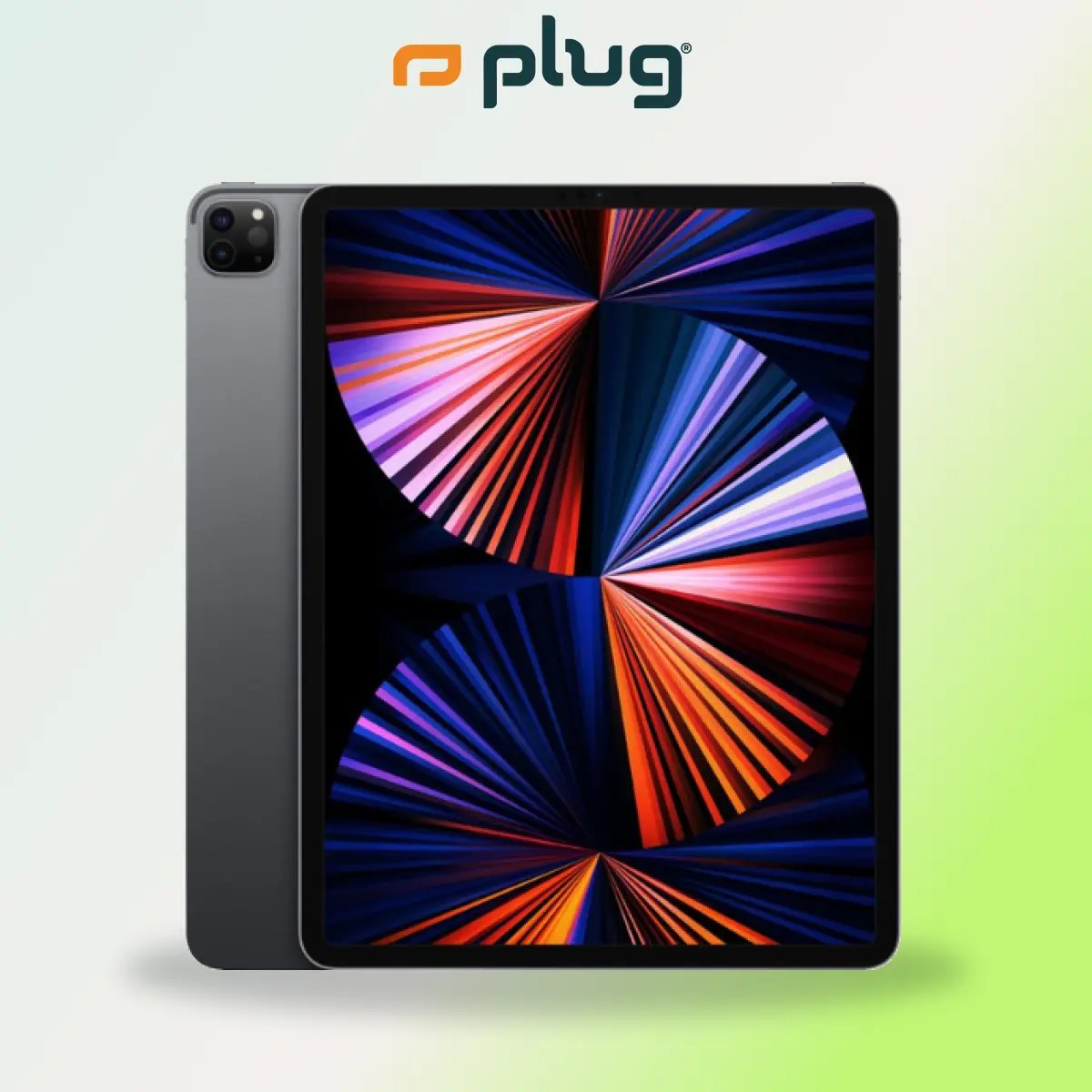 Refurbished Apple iPad Pro 12.9" 5th Gen (M1, WiFi) - Good Condition with 1-Year Warranty by Plug