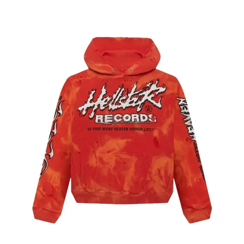 Limited 2026 Unisex Hellstar Distressed Graphic-Print Hoodie, Vintage Streetwear Hoodie For Men And Women, Trendy Casual Sweatshirt, Urban Fashion Gift, Distressed Graphic Clothing