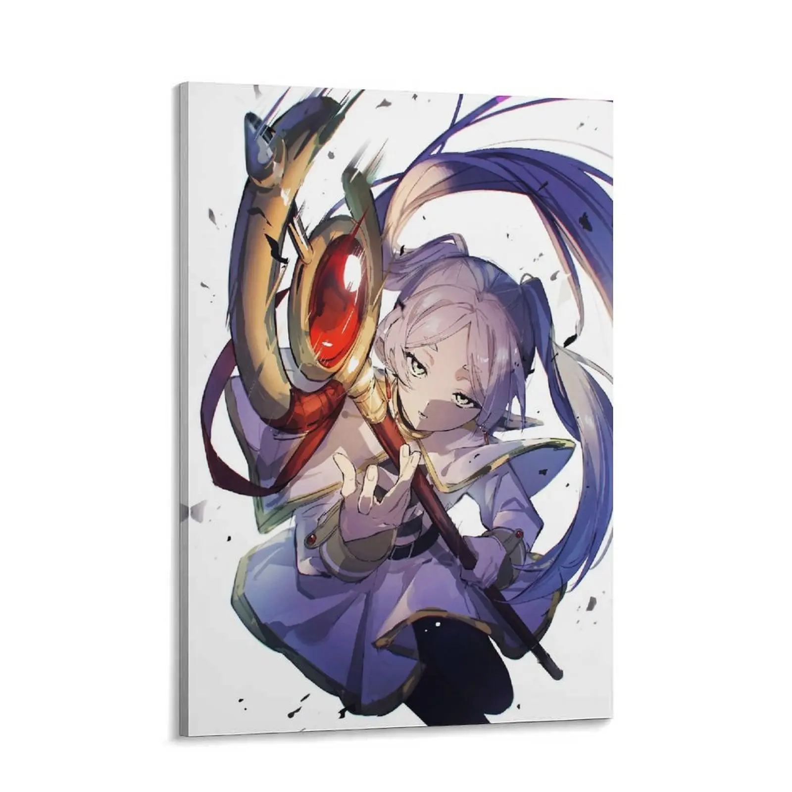Frieren: Beyond Journey's End Anime Poster: Minimalist Manga Art Print,room decor,house decor,poster,Anime,manga lover,anime wall art