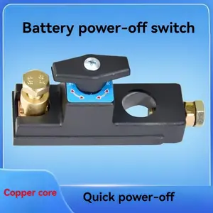 Universal 24V12V Circuit Breaker, ABS Resin, Anti-Leakage Design, for Battery Disconnect, Hardwired, 36V Max Voltage, Battery Accessories