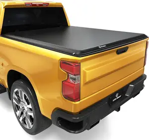 Fleetside 5.8 ft Bed Soft Roll Up Truck Bed Tonneau Cover Compatible with 2014-2018 Chevy Silverado/ GMC Sierra 1500
