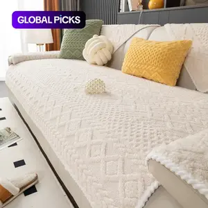 Boho Style Sofa Covers, Sofa Couch Cover, Sofa Slipcover, Soft Plush Pet-Friendly Anti-Slip Protector, Reusable Dust Cover for Single-Seater to Four-Seat Sofas #GLOBAL PICKS