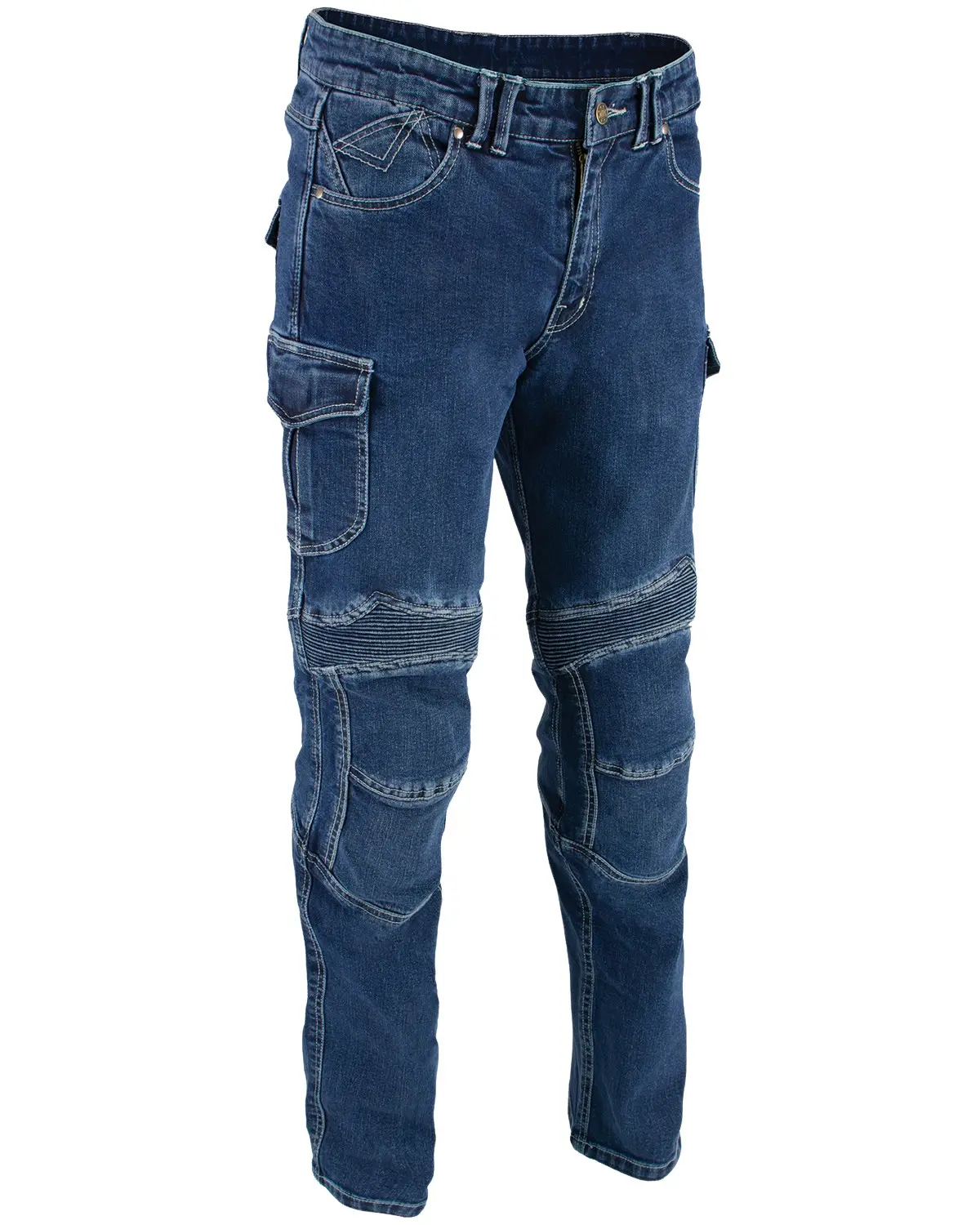 Milwaukee Leather Men's Men'S 32" Aramid Reinforced Straight Cut Denim - Xbig