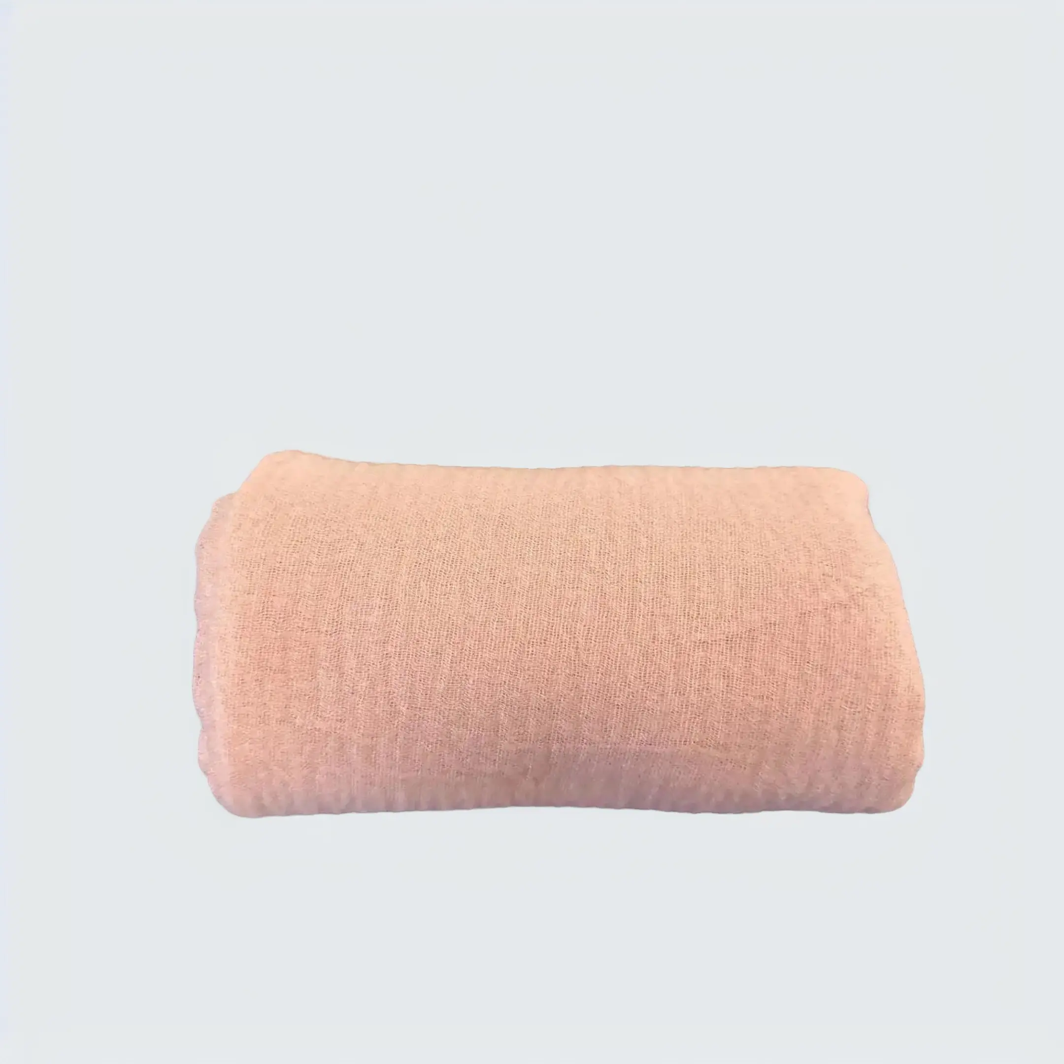 Crinkle Cotton Scarf | Light Peach - Soft and Breathable Fabric for Versatile Use Crinkle Cotton Scarf | Light Peach - Soft and Breathable Fabric for Versatile Use