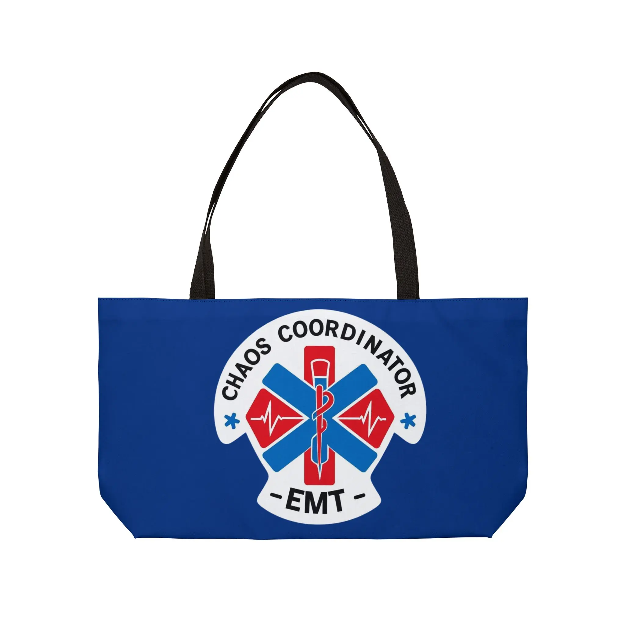 EMT Chaos Coordinator Weekender Tote Bag, Perfect for Emergency Medical Responders, Nurses, Gift for Health Workers, Beach Bag, Travel Bag