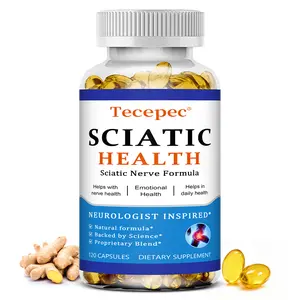 Tecepec Sciatic Health Supplement,Supports Sciatic Nerve Health,120 Capsules